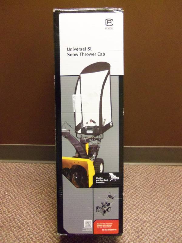 lot 25 image: Universal SL Snow Thrower Cab