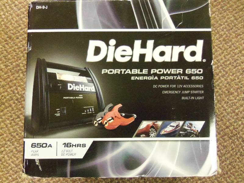 lot 26 image: DieHard Portable Power 650 Jump Start