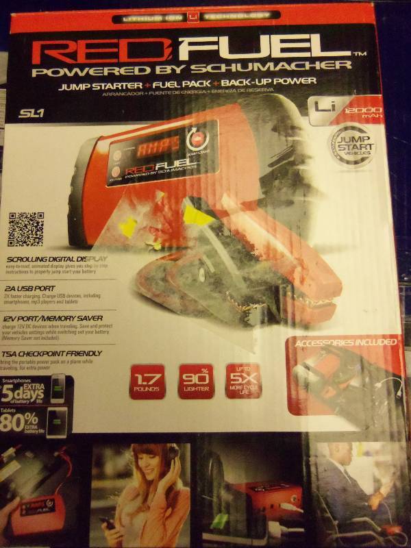 lot 58 image: Red Fuel Jump Starter