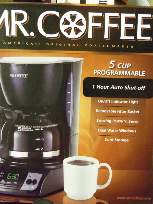 lot 65 image: 5 Cup Programmable Mr. Coffee