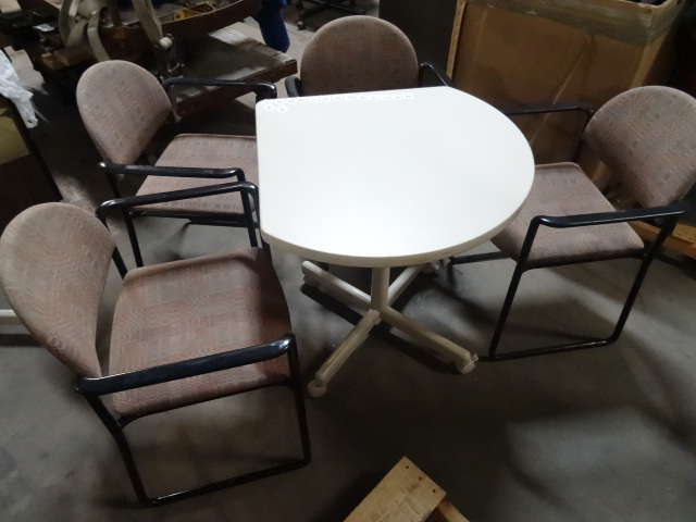 Tear Drop Table on Wheels