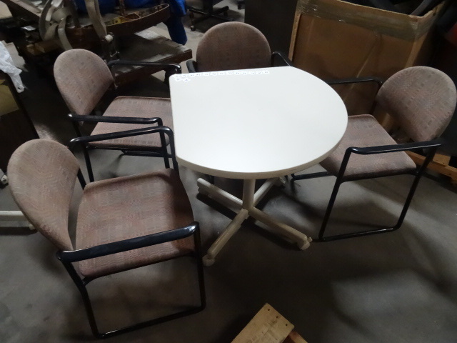 Tear Drop Table on Wheels