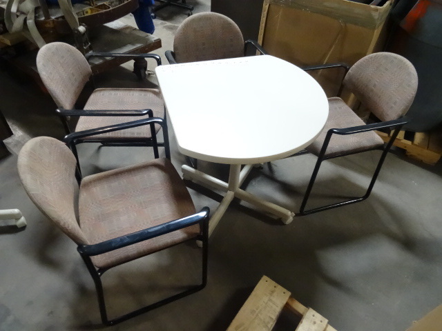 Tear Drop Table on Wheels