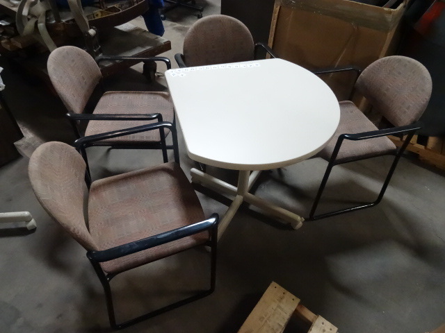 Tear Drop Table on Wheels
