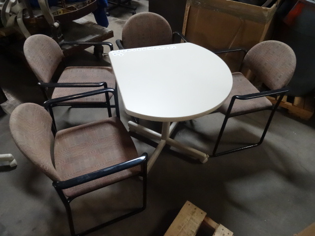 Tear Drop Table on Wheels