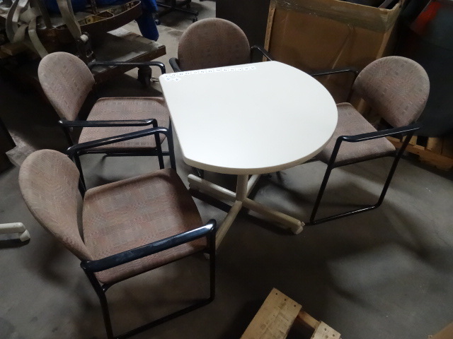 Tear Drop Table on Wheels