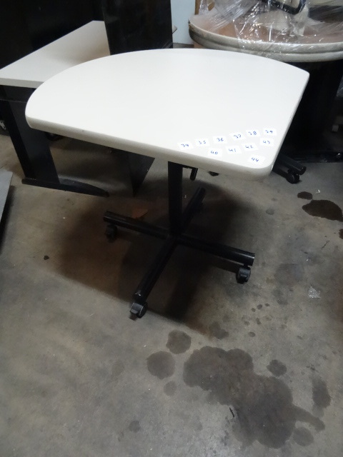 Tear Drop Table on Wheels