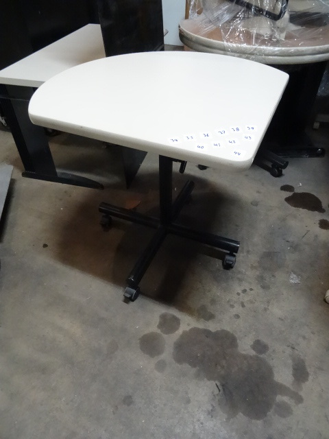 Tear Drop Table on Wheels