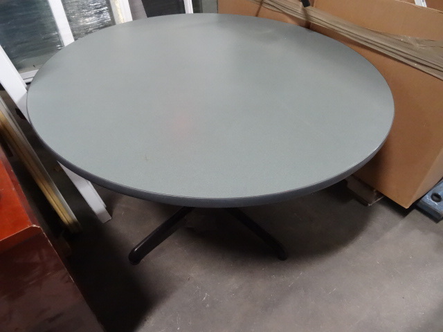 48 Round Table with Metal Base