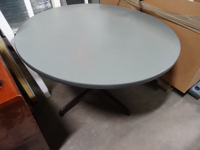 48 Round Table with Metal Base