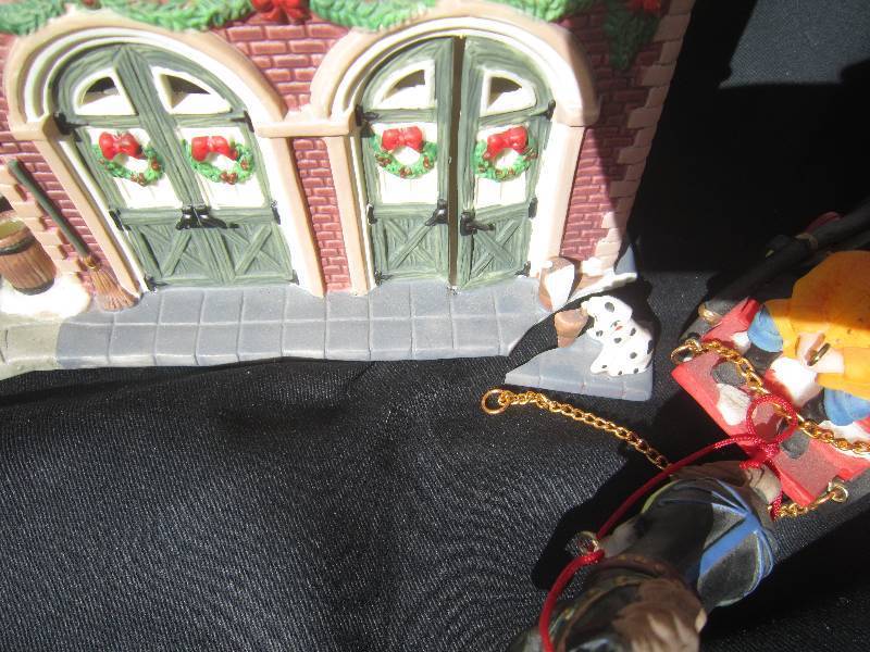 Santas Workbench Station #9 Firehouse Christmas House with Box - Collectible Classic Series