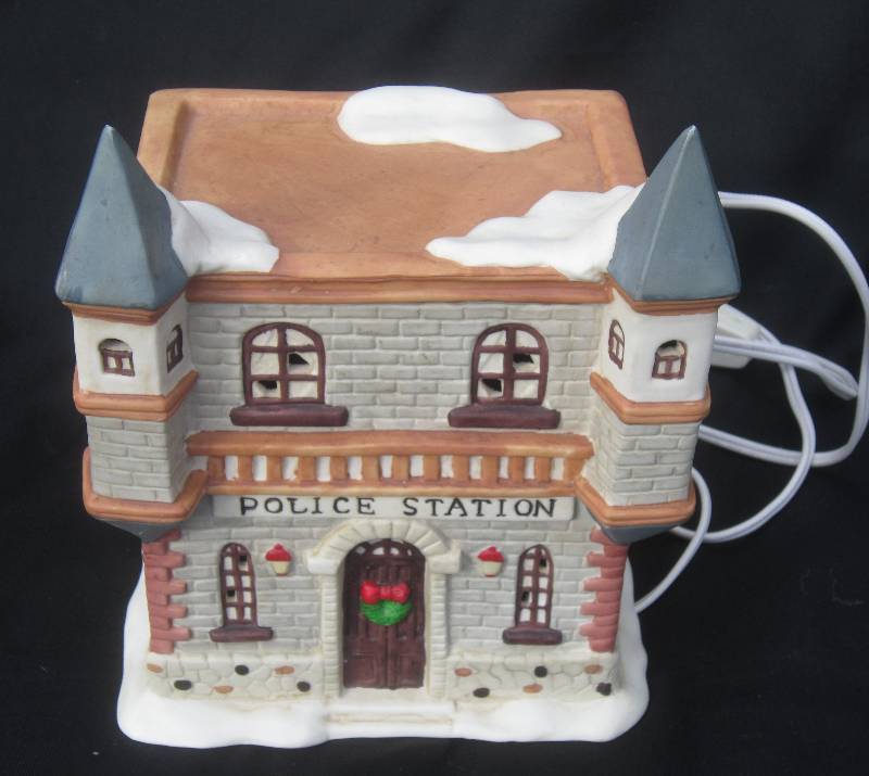 Collectible Lighted House - Police Station