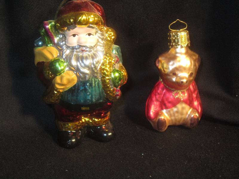 Blown Glass Christmas Ornaments