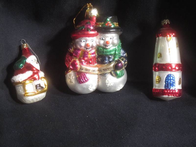 Blown Glass Christmas Ornaments