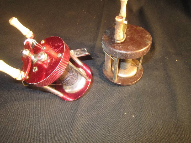 2 Fishing Reel JC Higgins Model 482 & Vintage Metal