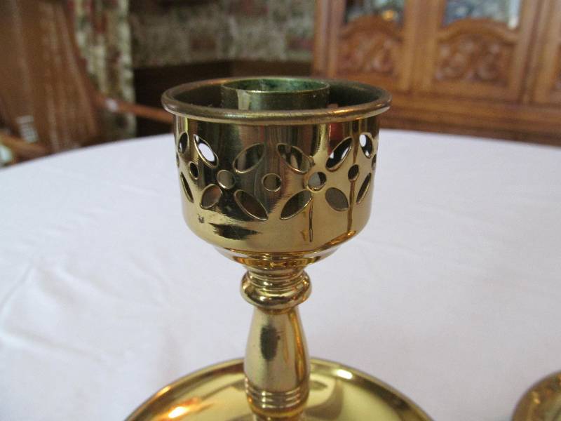 Gorgeous Brass Candle Holders