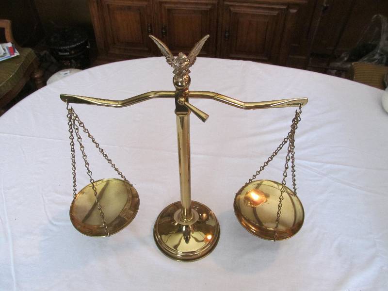 Vintage Brass Scale