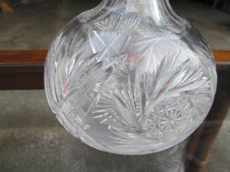 Cut Glass Vase