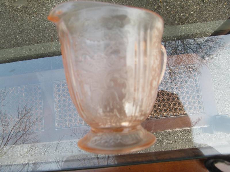 Pink Depression Creamer