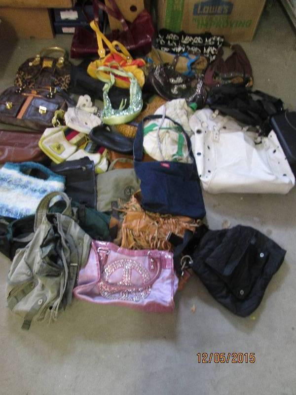 large lot of purses and bags- inclu...