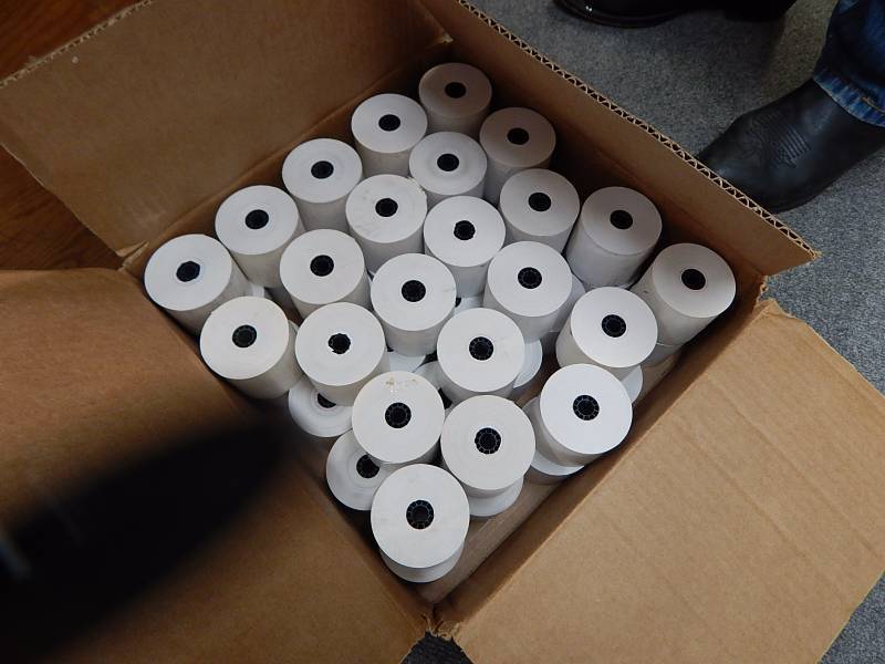Case of Calculator thermal paper, BPA Free