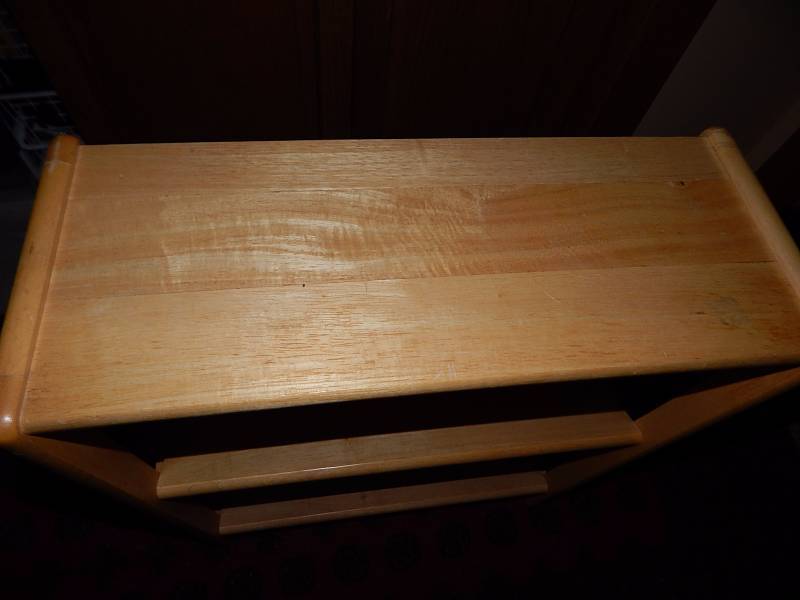 Maple BookcaseMagazine Rack