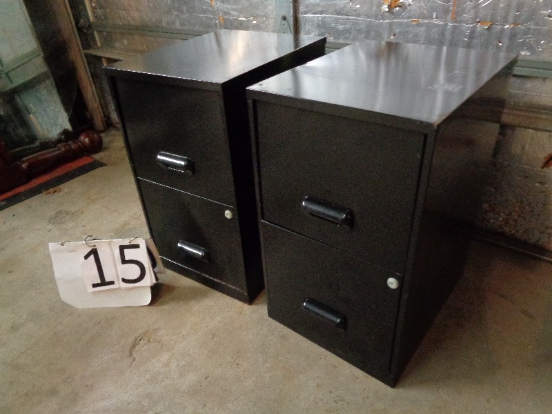 2 Metal File Cabinets