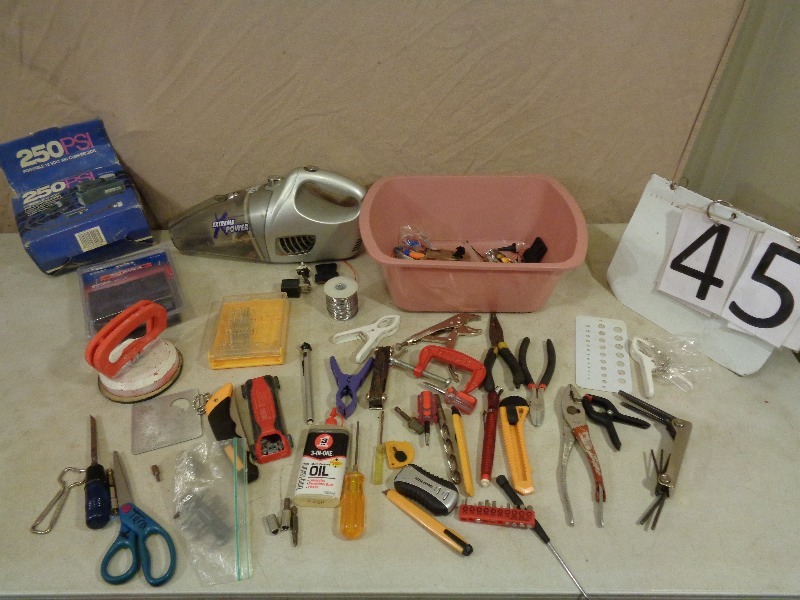 Assorted Tools and Shop