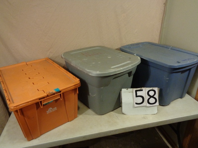 3 Totes with Lids