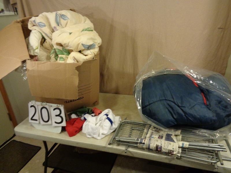 Sleeping Bag, Blankets, More