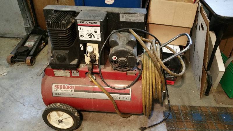 lot 23 image: Sandborne 3 HP Air Compressor