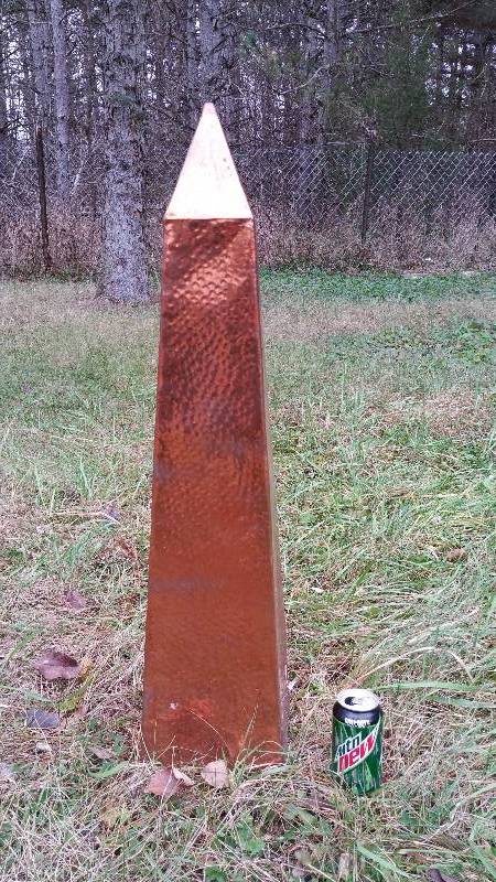 lot 38 image: 2 Copper Monument