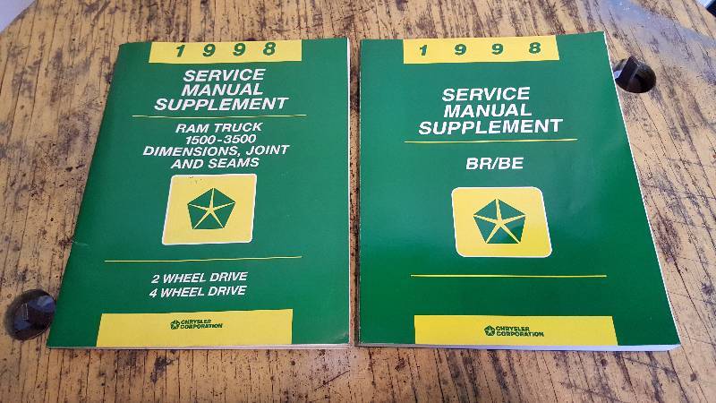 lot 229 image: Group of (2) Crysler 1998 Service Manuals