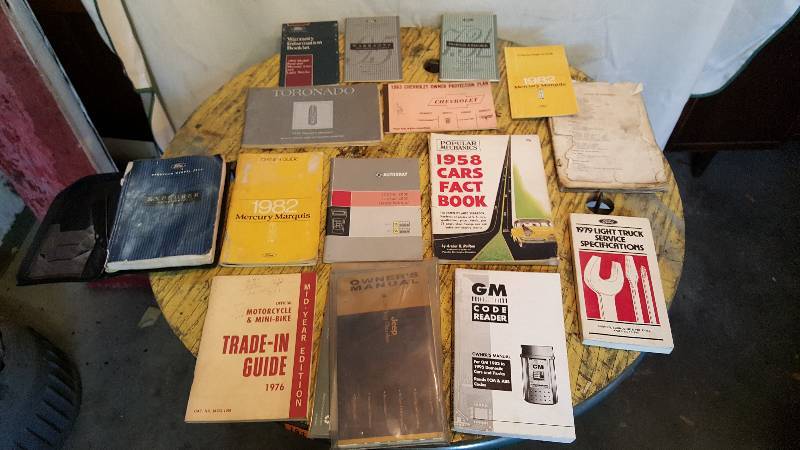 lot 231 image: Large Group of Manuals, Warranty, Mechanics Booklets, Etc.