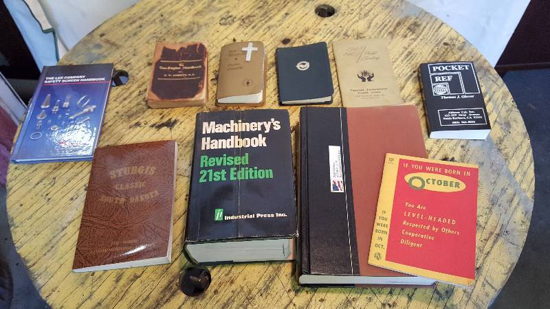 lot 232 image: Antique Gas Engine Handbook, Machinerys Handbook, Sturgis, Etc.