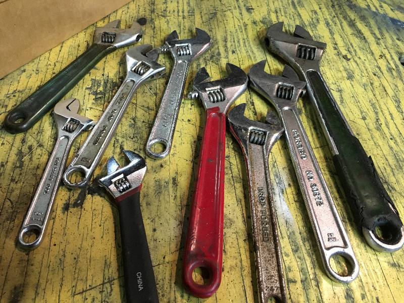 lot 80 image: Cresent Wrenches