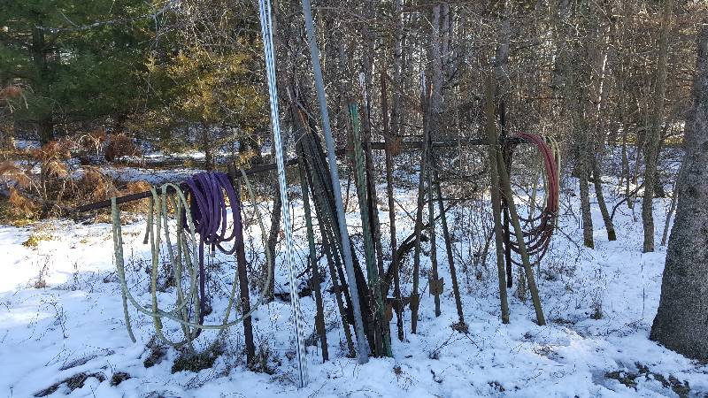 lot 311 image: Fence Posts, Hoses, Etc.