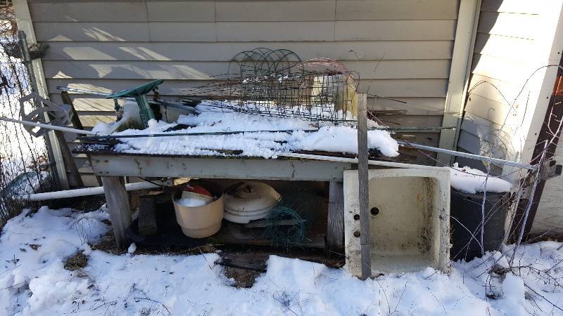 lot 310 image: Outdoor Wash Table, Basin,  Misc.
