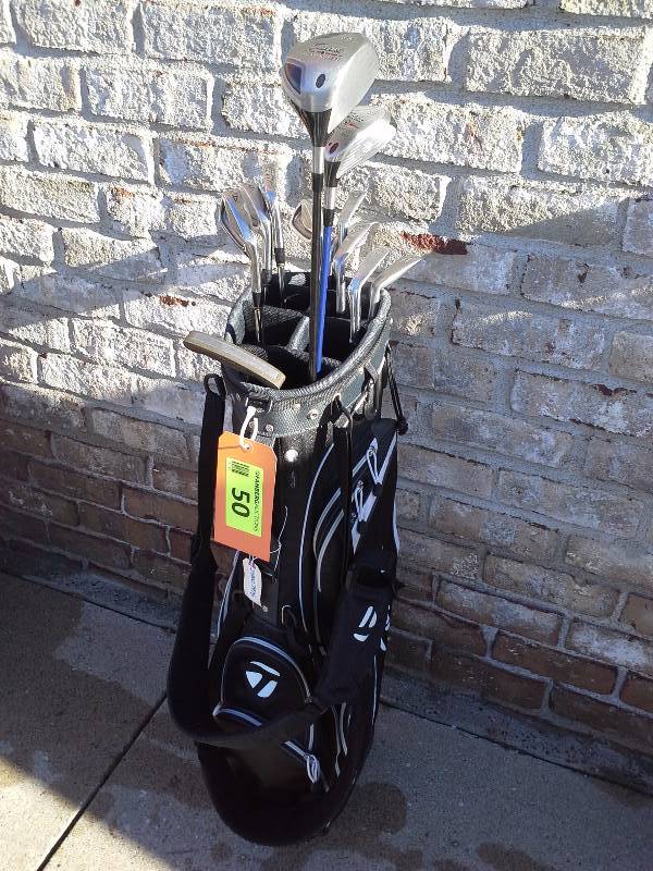 Mixed Brand Clubs and Bag