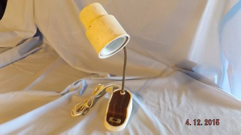 White Goose Neck Desk Lamp