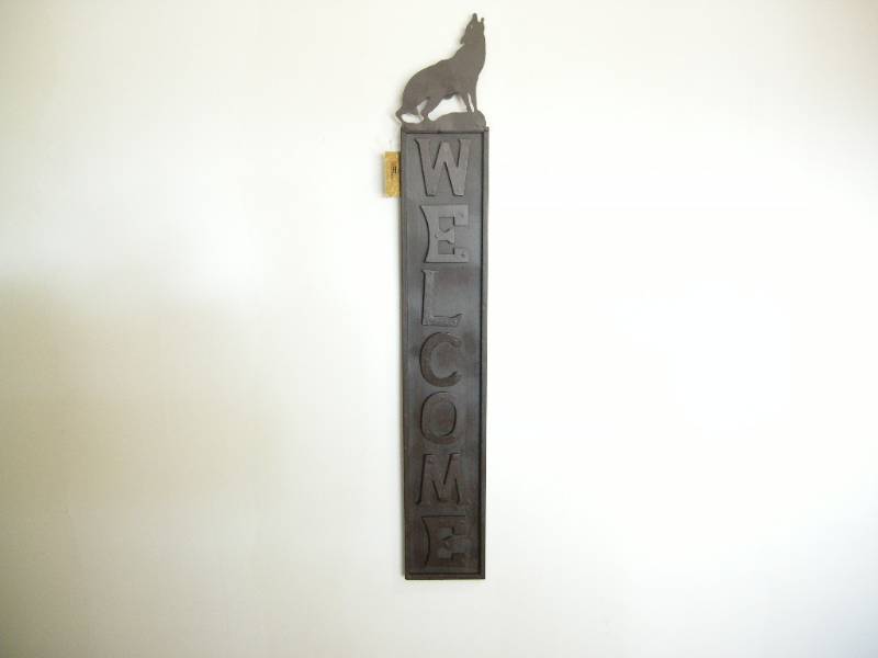 Metal Welcome Sign