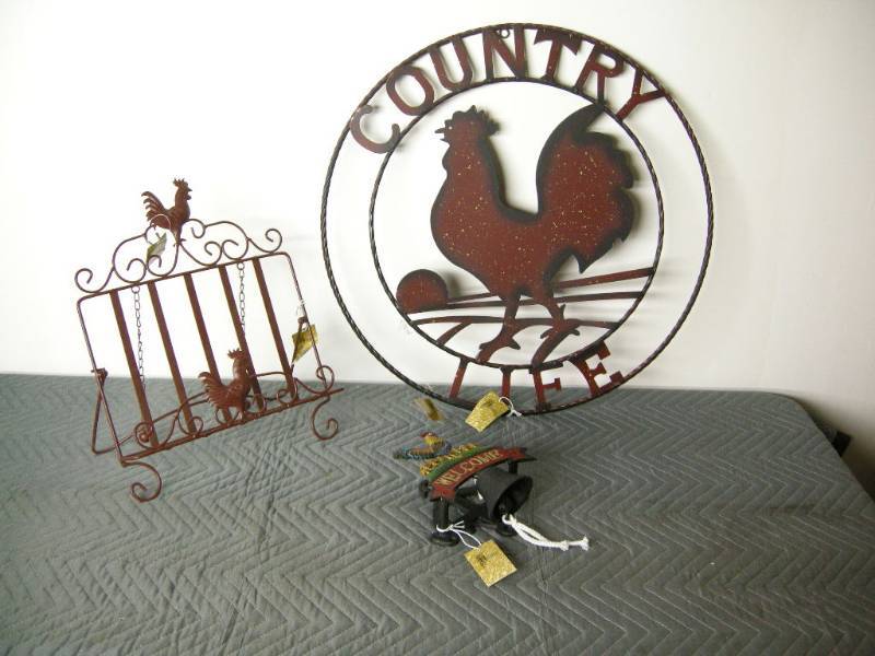 Metal Country Chicken Items
