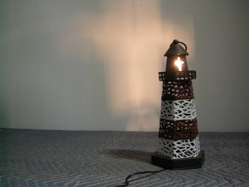 Cross Lighthouse Lamp
