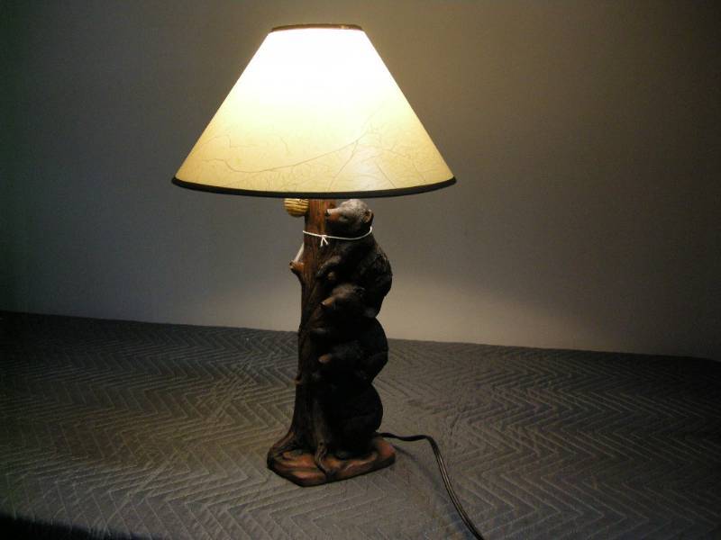 Black Bear Desk Lamp