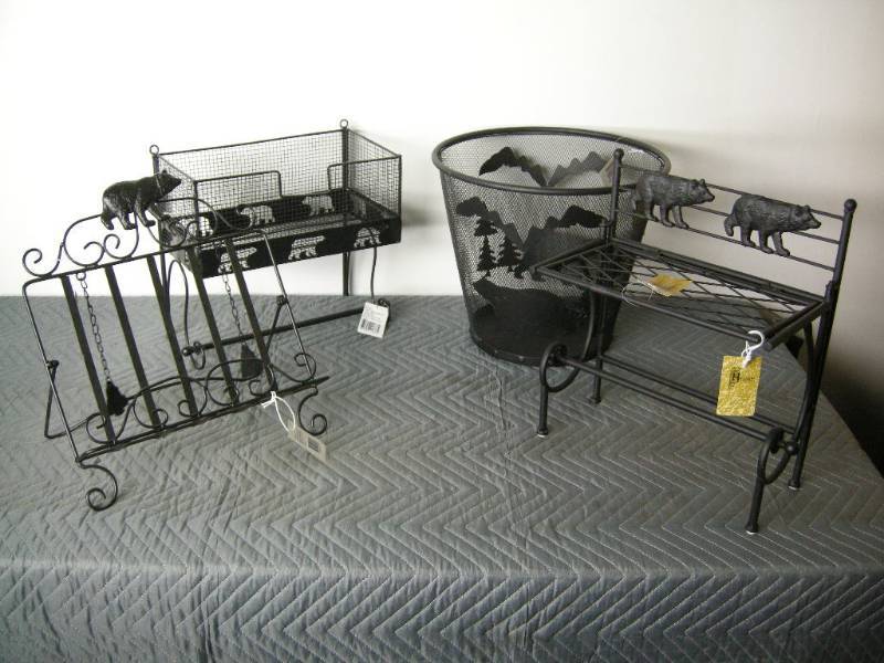 Black Bear Metal Items