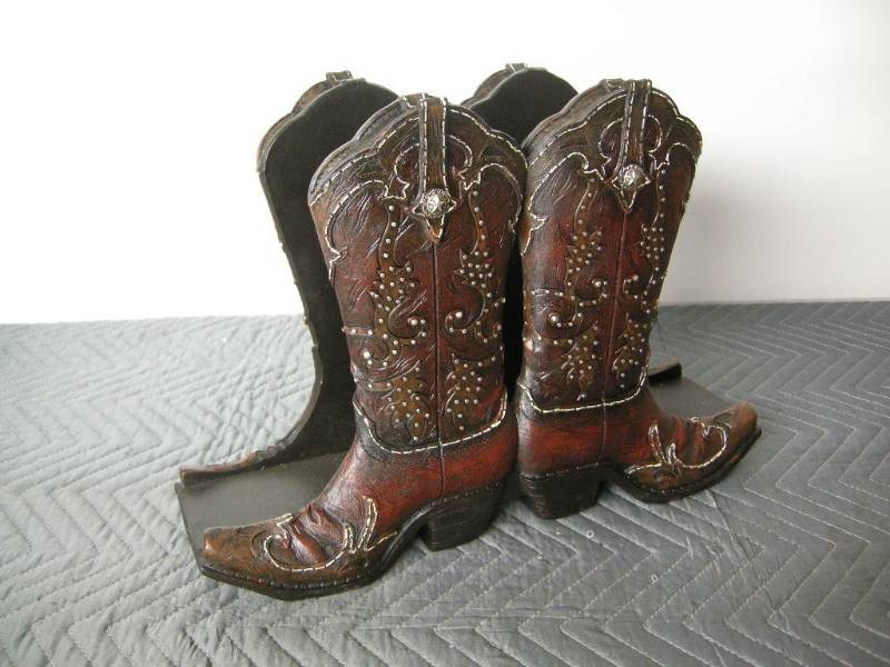 Cowboy Boot Magazine Holder