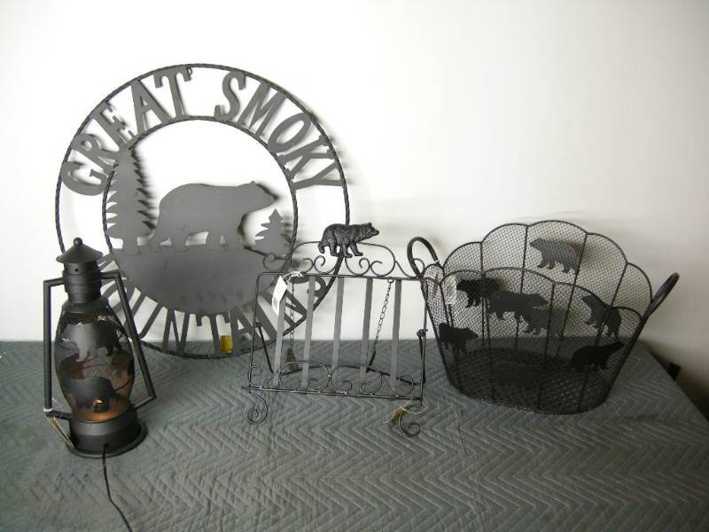 Metal Black Bear Items