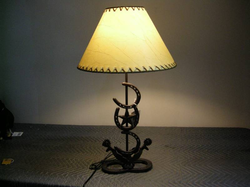 Horseshoe & Spur Lamp