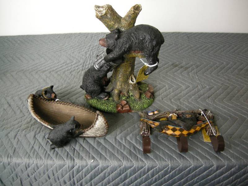 Black Bear Figures