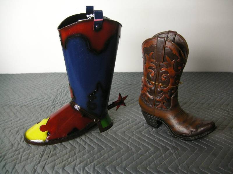 Cowboy Boot PlantersDcor
